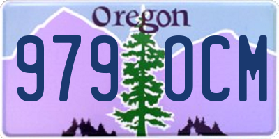 OR license plate 979OCM