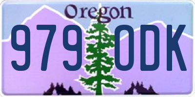 OR license plate 979ODK