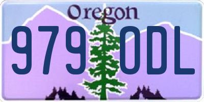 OR license plate 979ODL