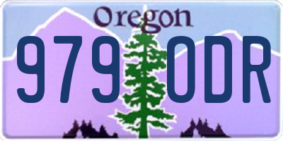 OR license plate 979ODR