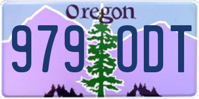 OR license plate 979ODT