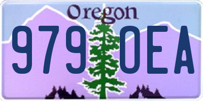 OR license plate 979OEA