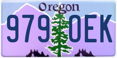 OR license plate 979OEK