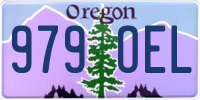 OR license plate 979OEL