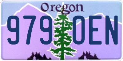 OR license plate 979OEN