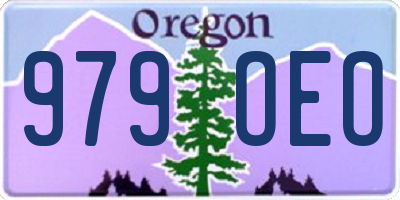 OR license plate 979OEO