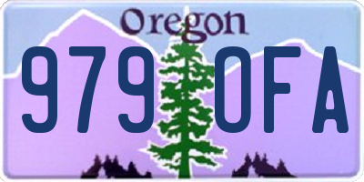 OR license plate 979OFA