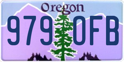 OR license plate 979OFB