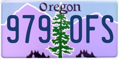 OR license plate 979OFS