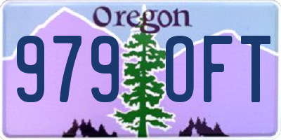OR license plate 979OFT