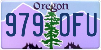OR license plate 979OFU