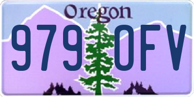 OR license plate 979OFV