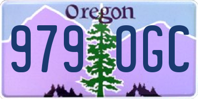 OR license plate 979OGC
