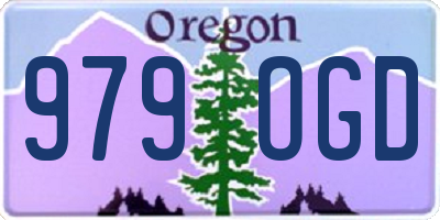 OR license plate 979OGD