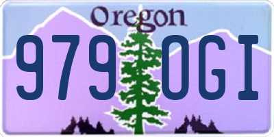 OR license plate 979OGI