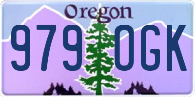 OR license plate 979OGK