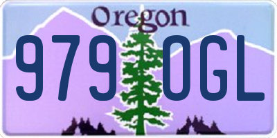 OR license plate 979OGL