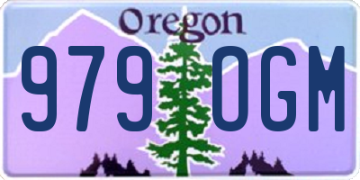 OR license plate 979OGM
