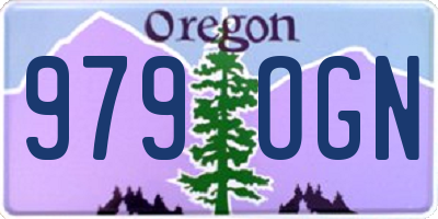 OR license plate 979OGN
