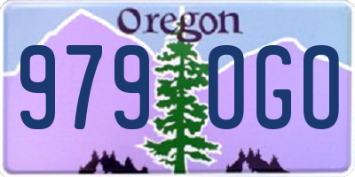 OR license plate 979OGO