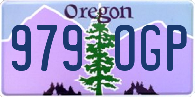 OR license plate 979OGP