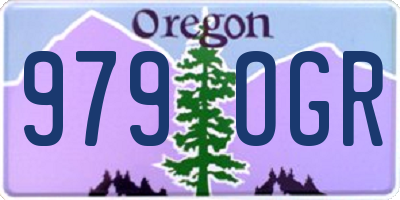 OR license plate 979OGR