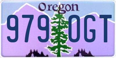 OR license plate 979OGT