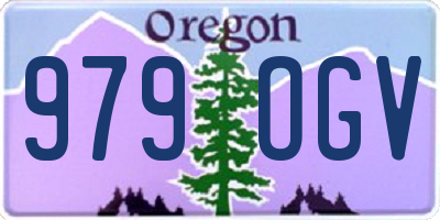 OR license plate 979OGV