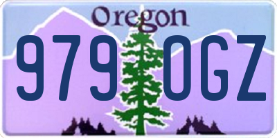 OR license plate 979OGZ