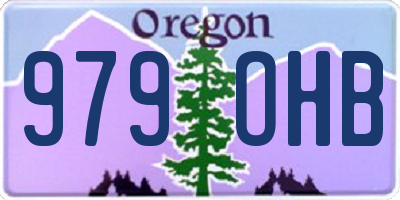 OR license plate 979OHB