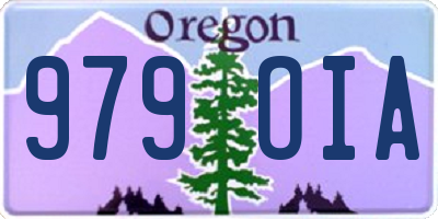 OR license plate 979OIA