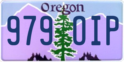 OR license plate 979OIP