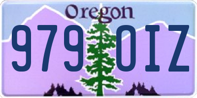 OR license plate 979OIZ