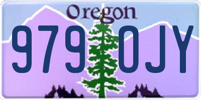 OR license plate 979OJY