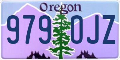 OR license plate 979OJZ