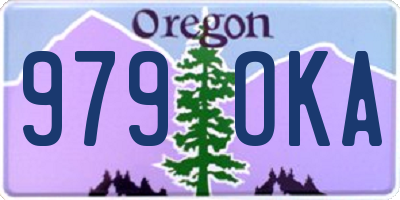 OR license plate 979OKA