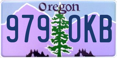 OR license plate 979OKB