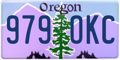 OR license plate 979OKC