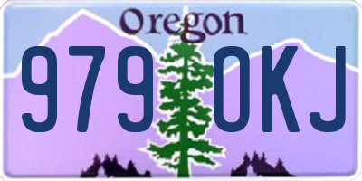 OR license plate 979OKJ