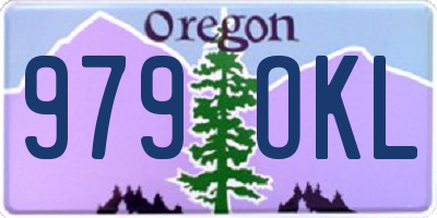 OR license plate 979OKL