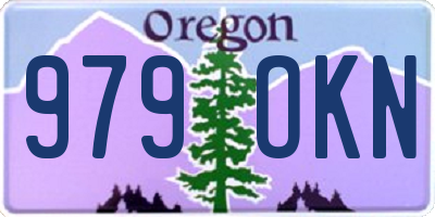 OR license plate 979OKN