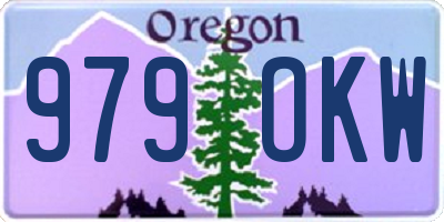 OR license plate 979OKW