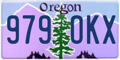 OR license plate 979OKX