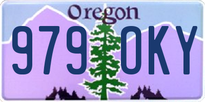 OR license plate 979OKY