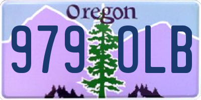 OR license plate 979OLB