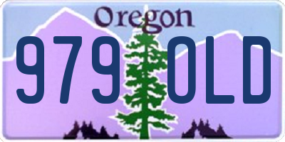 OR license plate 979OLD