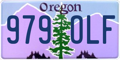 OR license plate 979OLF
