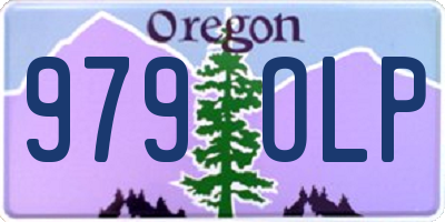 OR license plate 979OLP