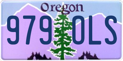 OR license plate 979OLS