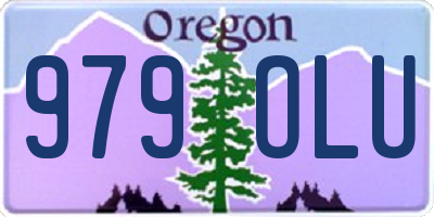 OR license plate 979OLU